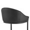Armen Living Atherik Bar Stool in Black Metal with Black Faux Leather 840254335837 - alternate 10